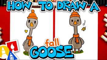 How To Draw A Fall Goose