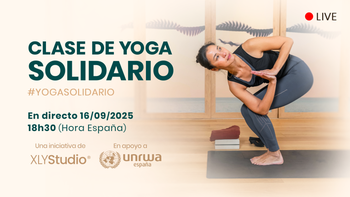 Clase de yoga solidario