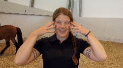 Centrerad ridning med Hedvig Ahlsten på Limmerhults gård