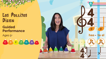 Los Pollitos Dicen w Ms. Andrea (Guided Performance)