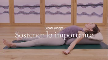 Sostener lo importante. Yin con Andrea