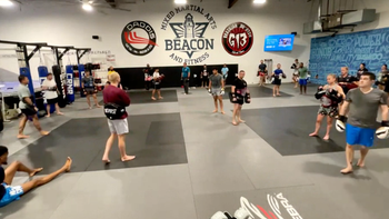 Muay Thai with Luke Lessei 9-23-2025 - Countering Punches with Kick-Knee-Kick Combo