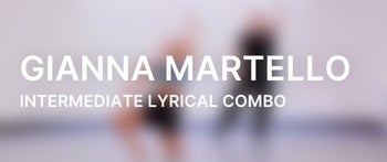 Intermediate Lyrical Combo with Gianna Martello 2