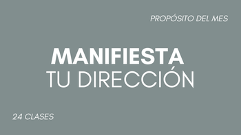 Manifiesta tu dirección