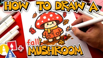 How To Draw A Fall Mushroom