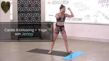 Cardio Kickboxing + Yoga with Jenny - 25 minutes