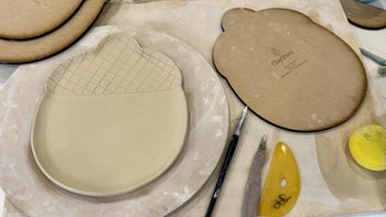 Acorn Plate Hand-building Tutorial