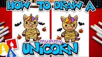 How To Draw A Mummy Unicorn
