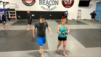 No-Gi BJJ with Coach Peach 10-18-2025 - Single Leg Trip & Single Butterfly Pass