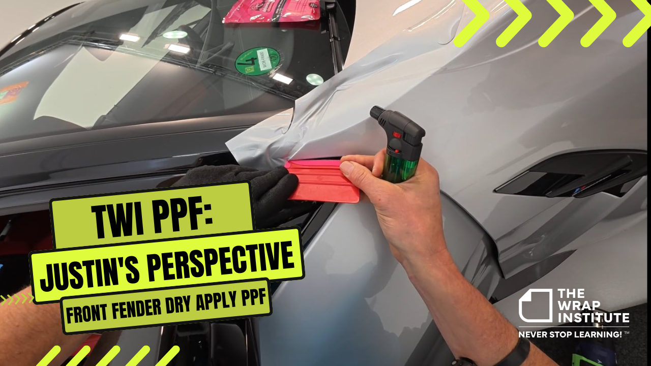Justin's Perspective: Front Fender Dry Apply PPF - TWI Realtime