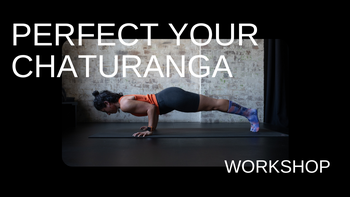 NEW! Perfect Your Chaturanga Workshop with Ariel