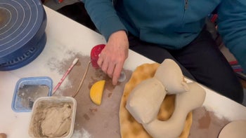 Finishing The Surface Of The Squirrel