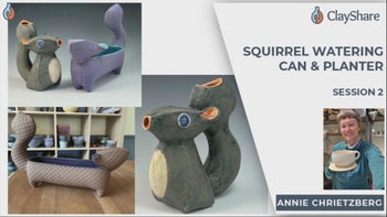 Squirrel Watering Can and Planter Session 2