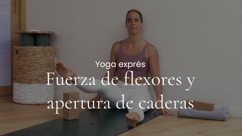 Fuerza de flexores y apertura de caderas. Vinyasa con Ro
