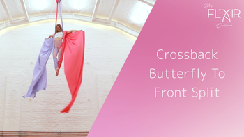 Crossback butterfly to front split - Intermediate