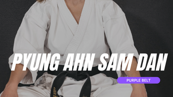 Pyung Ahn Sam Dan - Purple Belt