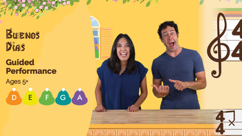 Buenos Dias w Ms. Andrea & Mr. Rob (Guided Performance)