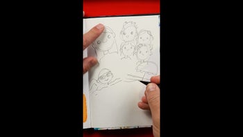 Sketchbook challenge - thankful page