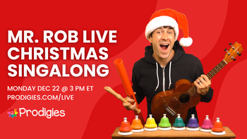 LIVE Christmas Singalong w/ Mr. Rob - Dec 22nd at 3 PM ET