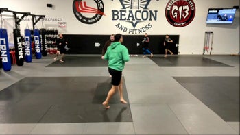 No-Gi BJJ with Coach Peach 11-15-2025 - Single Leg to Double Leg Takedown, Passing Butterfly (Over Under Grip)