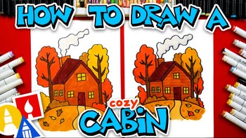 How To Draw A Cozy Fall Cabin