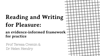 Collection: Reading and Writing for Pleasure - an evidence-informed framework for practice