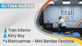 fitsli 365 - 03/12/25 - Kirry Boy / Tren Inferior - Cuádriceps e Isquiotibiales / Mancuernas - Mini Bandas Opcional