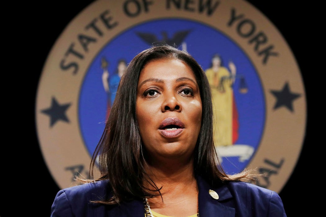 New York Attorney General Letitia James makes a major announcement ...