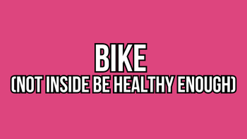 Bike (outside Be Healthy Enough Studio)
