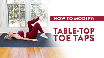 December: Table-Top Toe Taps