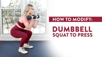 December: Dumbbell Squat -> Press
