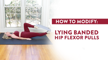 December: Lying Banded Hip Flexor Pull