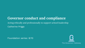 GG 8 - Governor conduct and compliance