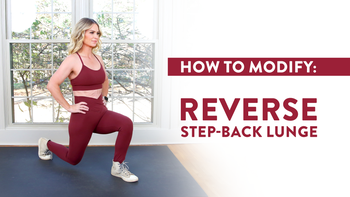 December: Reverse Step-Back Lunge