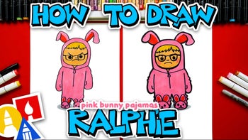 How To Draw Ralphie In Pink Bunny Pajamas