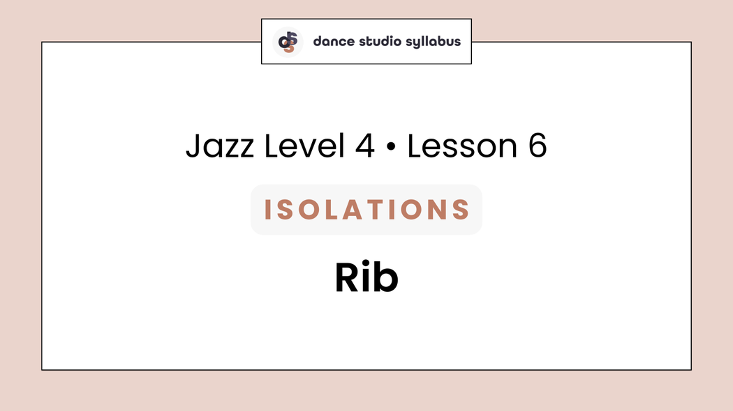 Jazzercise Rib Slideft Jazz Level 4 | Lesson 6 | Isolations: Rib