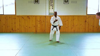 Yokomen Uchi Hijiate Kokyunage Variations - Taught by Joe Thambu Shihan 