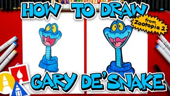 How To Draw Gary De’Snake Zootopia 2