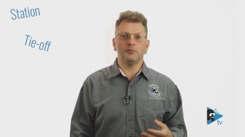 가이드라인 라인 작업과 타이오프 용어