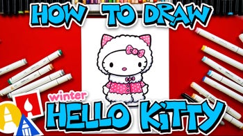 How To Draw Winter Hello Kitty