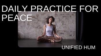 NEW! Daily Practice for Peace Unified with Matt