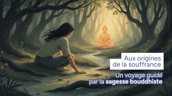Aux origines de la souffrance : un voyage guidé par la sagesse bouddhiste