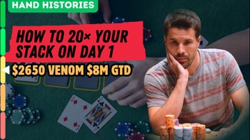 How to 20× Your Stack on Day 1 | $2650 Venom $8M GTD Review