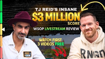 TJ Reid's Insane $3million score WSOP Livestream Review