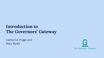 Introduction to the Governors’ Gateway