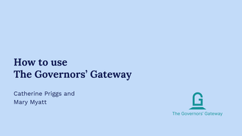 How to use the Governors’ Gateway