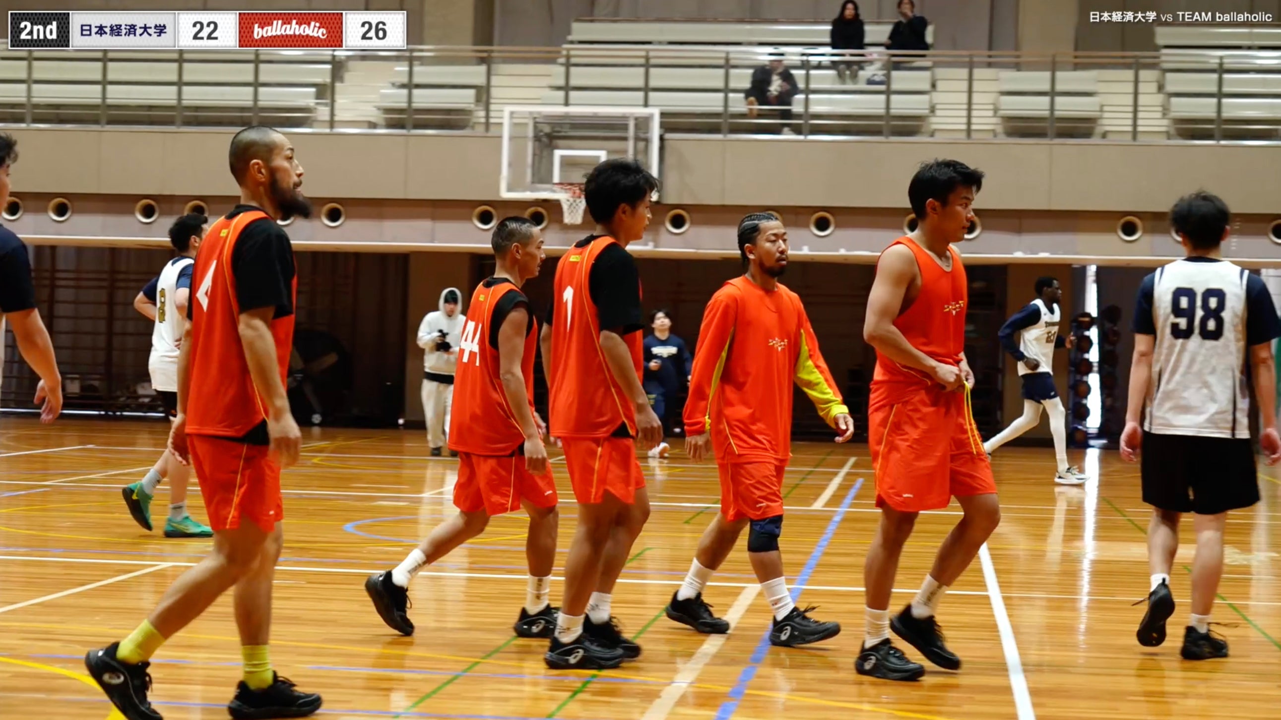 ライブ配信アーカイブ】TEAM ballaholic vs TEAM SPO 5on5 FULL GAME