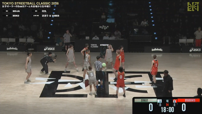 ライブ配信アーカイブ】Women's Game | TOKYO STREETBALL CLASSIC 2026