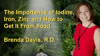 The Importance of Iodine, Iron, Zinc and How to Get It From Food with Brenda Davis, R.D.