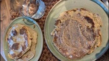 Pancakes sans sucre et protéiné à la banane 